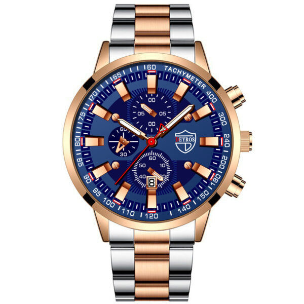 Stainless Steel Luminous Quartz Wristwatch For Men - Image 10