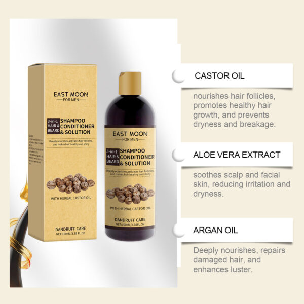 3-in-1 Beard Nutritional Hair Care Men - Image 4