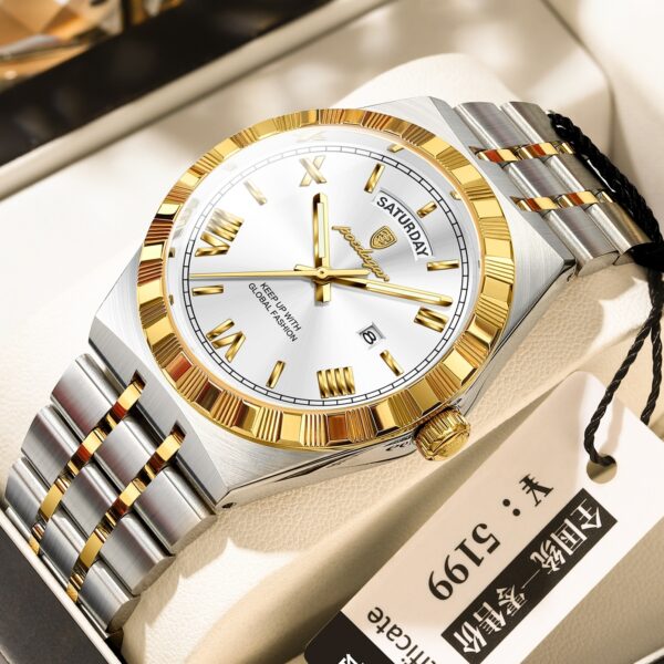 Trendy Men's Night Light Waterproof Watch - Image 2