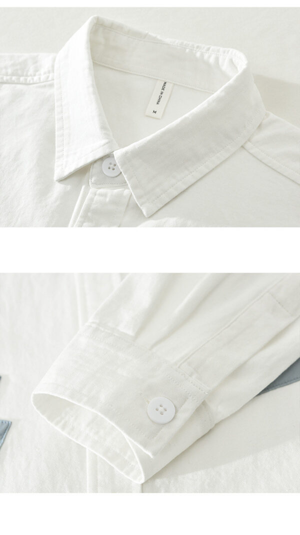 Men's Artistic Versatile Casual Loose Top Shirt - Image 4