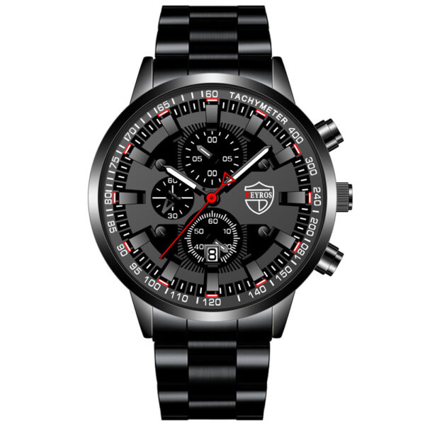 Stainless Steel Luminous Quartz Wristwatch For Men - Image 5
