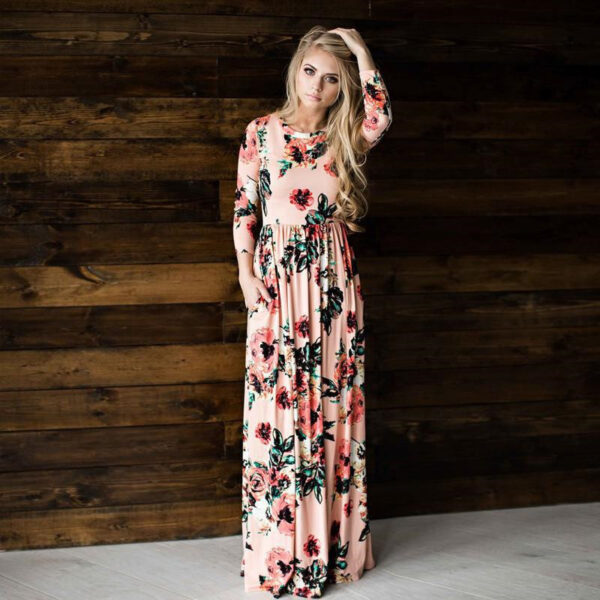 Fashion Dresses Women Printed Party Gown Ladies - Image 6