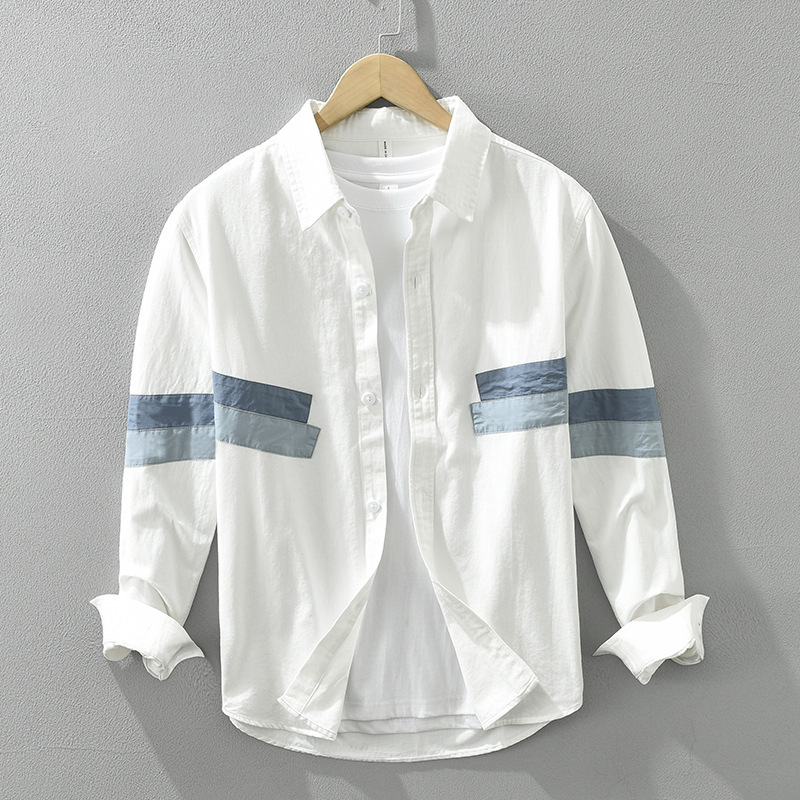 Men’s Artistic Versatile Casual Loose Top Shirt