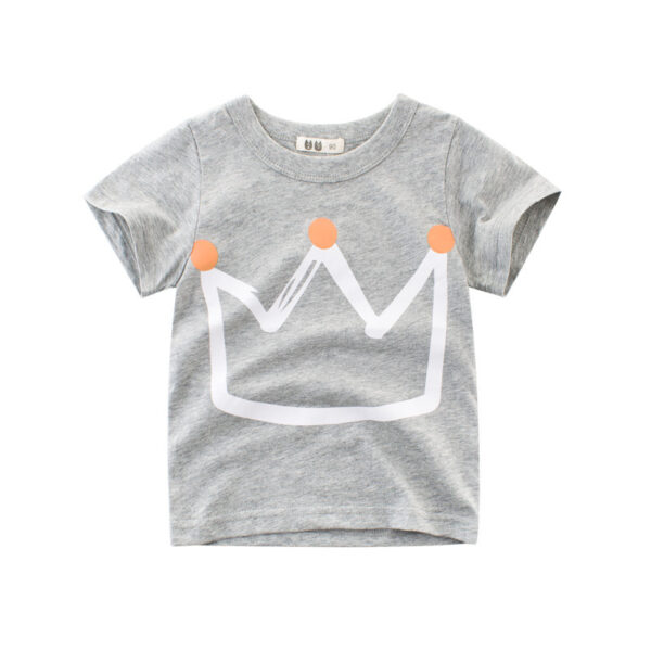 Summer New Boys' Short Sleeve T-shirt Children's T-shirt - Image 5