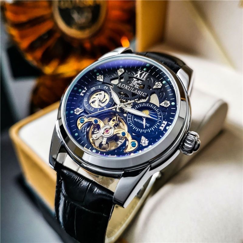 Automatic Mechanical Watch Vintage Men’s Waterproof Luminous