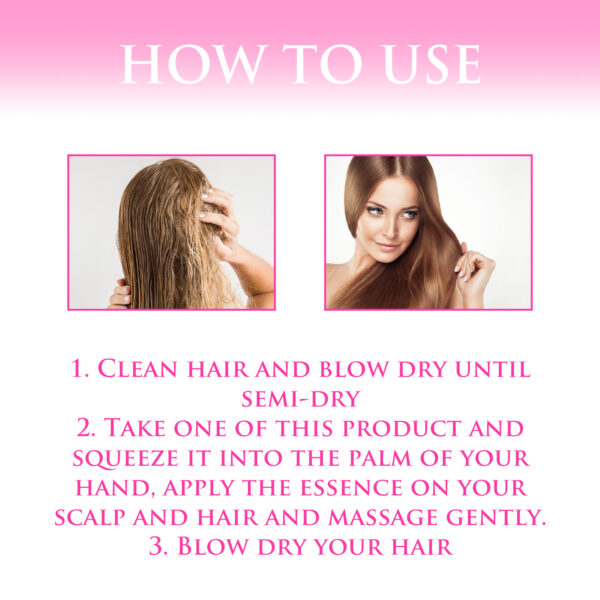 Hoegoa Hair Care Hair Care Hair Tail Hairy Dry Strong Hair Silk Glossy Smooth Hair Care - Image 7