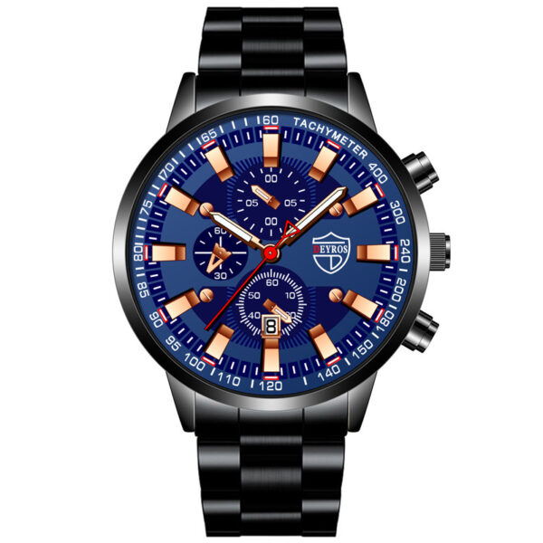 Stainless Steel Luminous Quartz Wristwatch For Men - Image 6