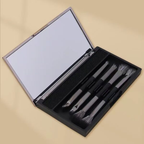 Makeup With Mirror Multifunctional Makeup Brush Suit - Image 6