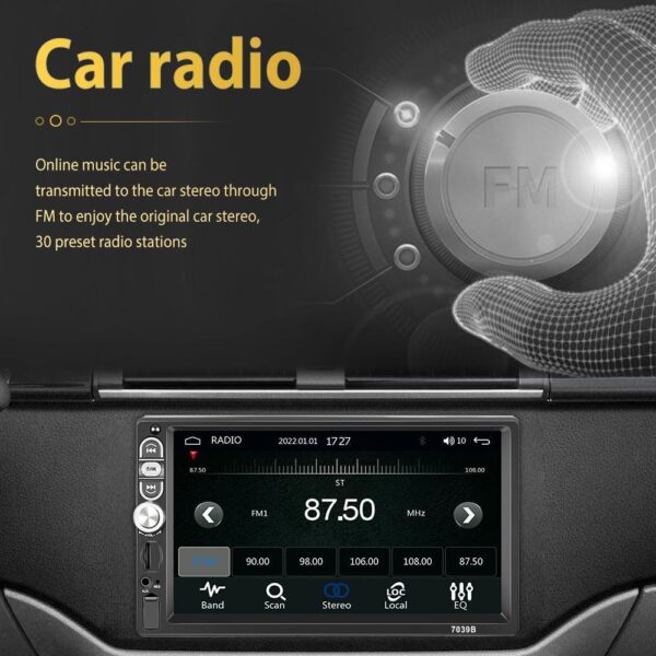 7-inch Single-din Car Stereo, Single-din Car Radio And MP5 Player Supporting Carplay, Android Auto - Image 5
