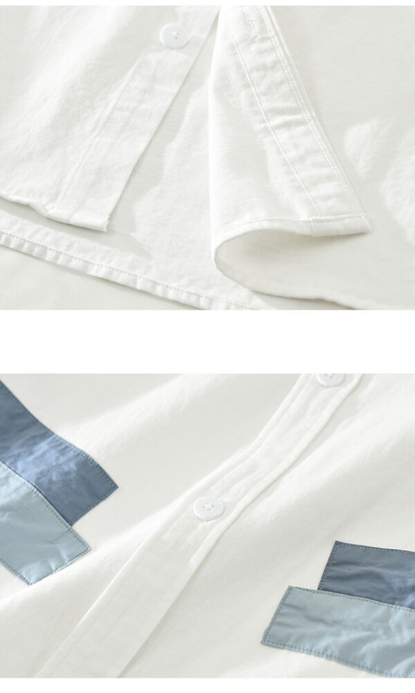 Men's Artistic Versatile Casual Loose Top Shirt - Image 6