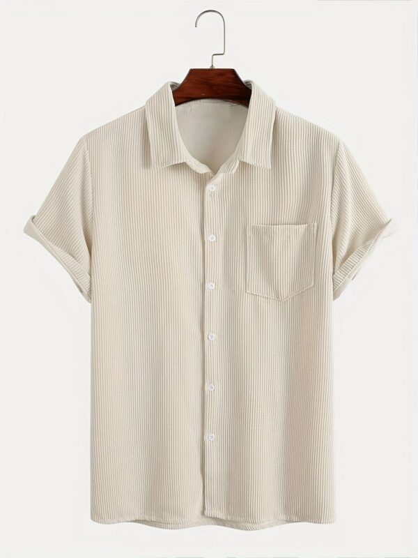Fashion Personality Men's Corduroy Shirt - Image 2