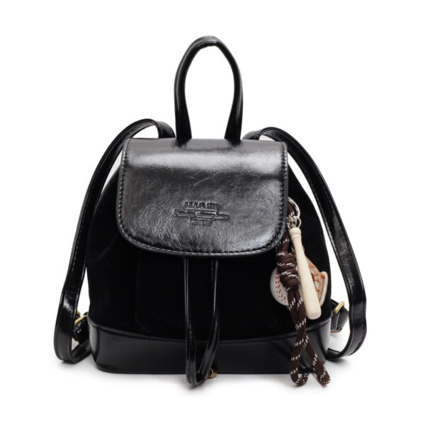 Autumn Winter Retro Suede Women's Backpack - Image 9
