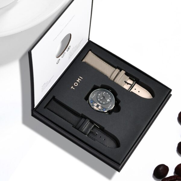 Simple Fashion Gift Box Business Trends Belt Men's Watch - Image 2