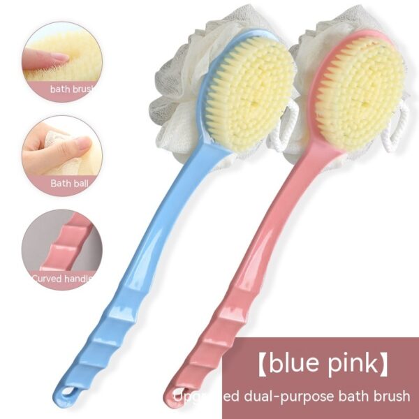 Bath Brush Back Soft Hair Bath Female Bath Brush Back Rub Bath Towel - Image 2
