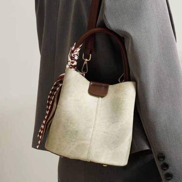 Simple Portable Bucket Bag For Women Summer New - Image 3