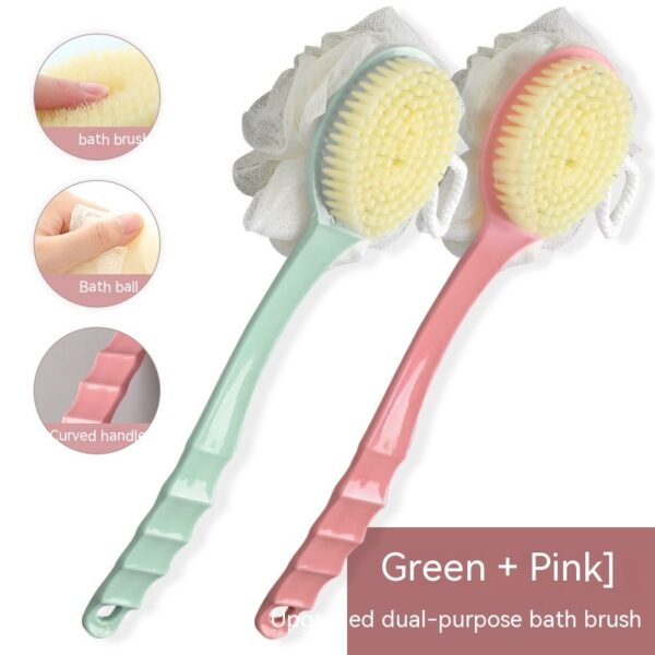 Bath Brush Back Soft Hair Bath Female Bath Brush Back Rub Bath Towel - Image 3