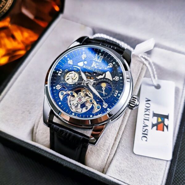 Automatic Mechanical Watch Vintage Men's Waterproof Luminous - Image 6