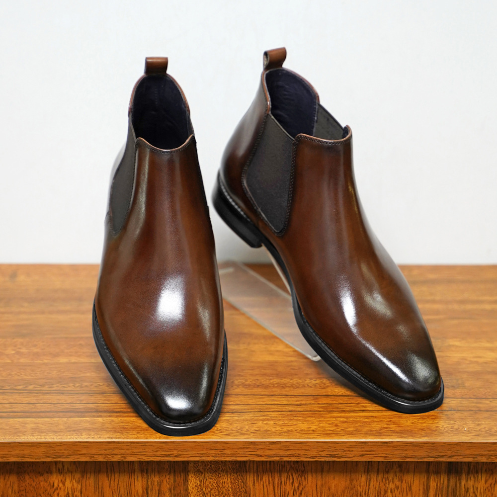 Chelsea Men’s Sleeve Vintage Handmade Leather Boots
