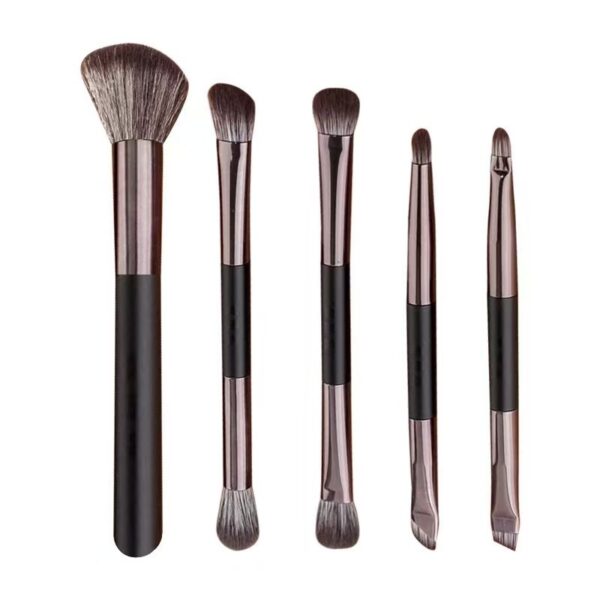Makeup With Mirror Multifunctional Makeup Brush Suit - Image 3