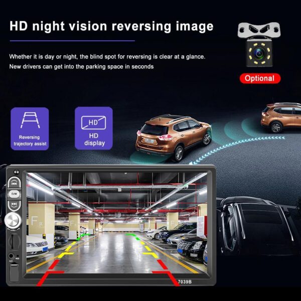7-inch Single-din Car Stereo, Single-din Car Radio And MP5 Player Supporting Carplay, Android Auto - Image 9