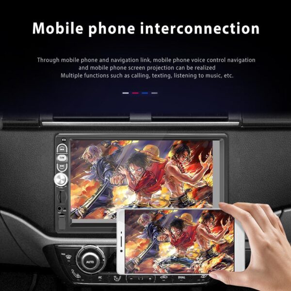 7-inch Single-din Car Stereo, Single-din Car Radio And MP5 Player Supporting Carplay, Android Auto - Image 2