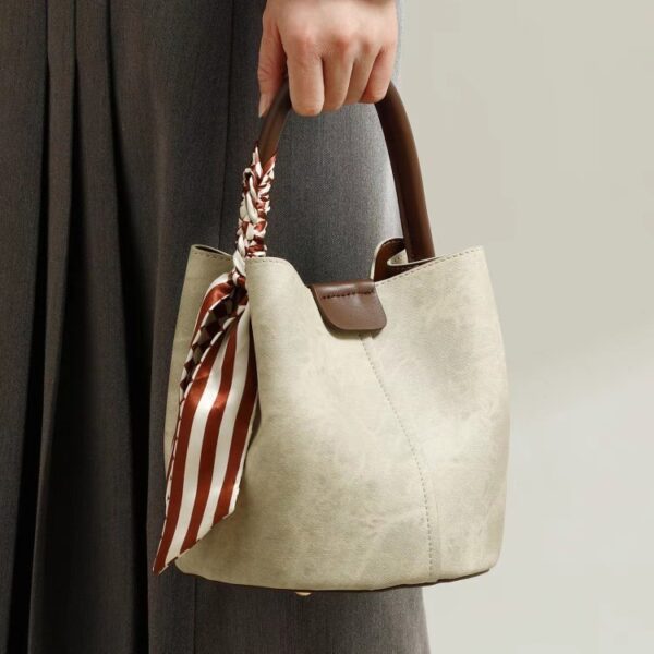 Simple Portable Bucket Bag For Women Summer New - Image 2